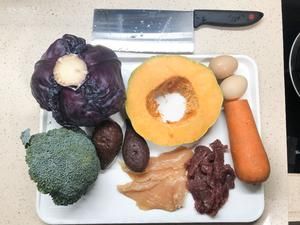 自制狗粮−营养丸子的做法 步骤1