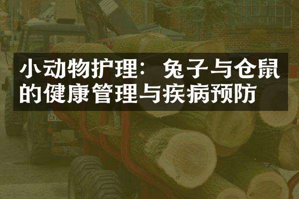 小动物护理：兔子与仓鼠的健康管理与疾病预防