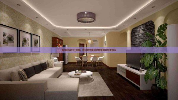 狗狗跨省出行指南：如何安全便捷地带狗狗去外省旅行