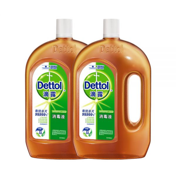 【自营】夏日除菌滴露消毒液1.8L*2