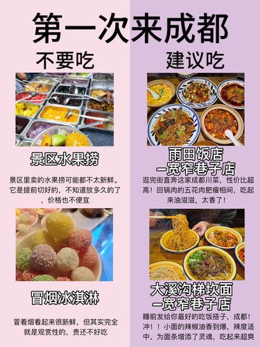 成都本地人熬夜整理的美食红黑榜