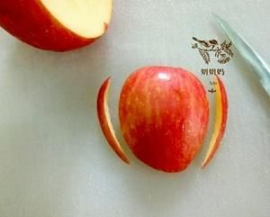 苹果乌龟(创意小盘饰の十一)的做法 步骤2