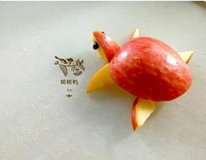 苹果乌龟(创意小盘饰の十一)的做法 步骤11