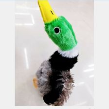 宠物毛绒玩具 猫咪 狗狗逗趣玩耍有声玩具 宠物毛绒有声野鸭玩具