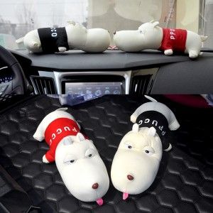 【聚玩客】长嘴狗竹炭包汽车摆件车上车饰可爱创意车载车内饰装饰品用品超市