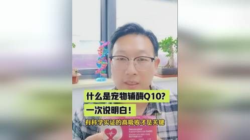 什么是宠物辅酶Q10？一次说明白？