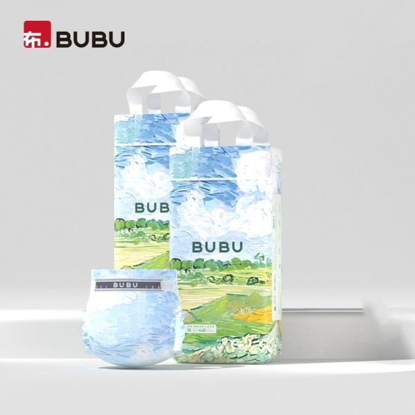 2包！BUBU风吹麦浪纸尿裤拉拉裤