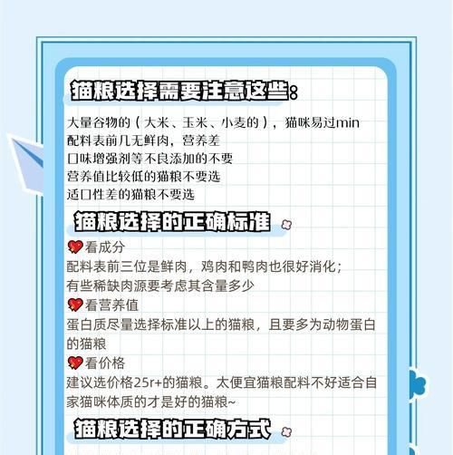 猫粮搭配什么食物更健康？有哪些推荐组合？