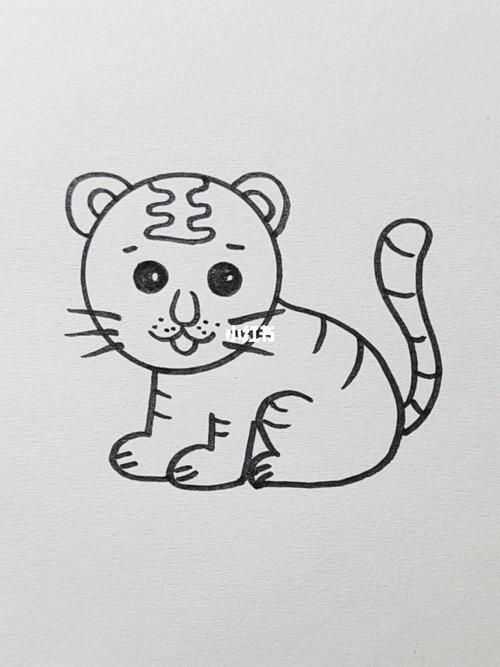 小老虎的简笔画可爱小老虎简笔画简笔画教程简笔画教程兴趣爱好绘画简