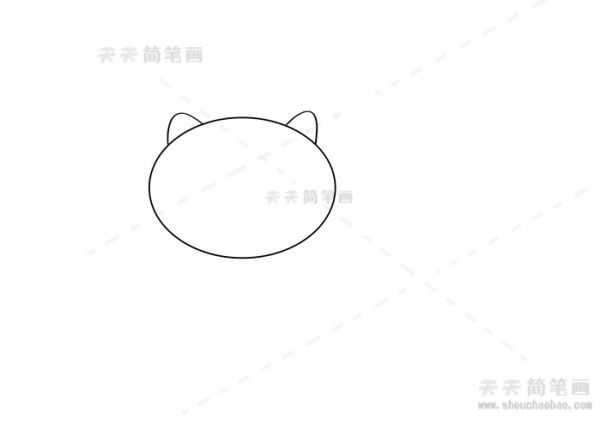 卡通老虎简笔画,老虎简笔画,老虎简笔画教程