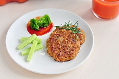 蔬菜牛肉饼