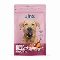 Jinx 牛肉、糙米和红薯干狗粮,4 磅袋装 - Walmart.com