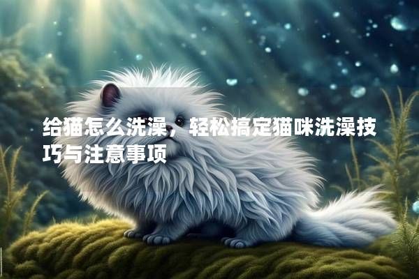 给猫怎么洗澡,轻松搞定猫咪洗澡技巧与注意事项