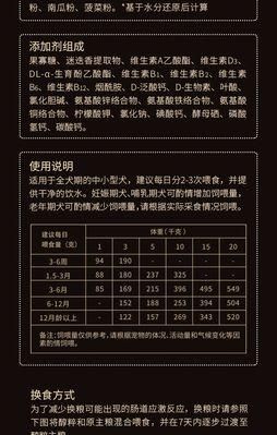成年大中型犬减肥狗粮日摄入量是多少？