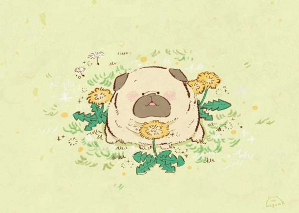 可爱的狗狗高清插画图片