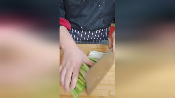 大葱切法，简单易学