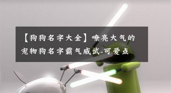 【狗狗名字大全】嘹亮大气的宠物狗名字霸气威武-可爱点