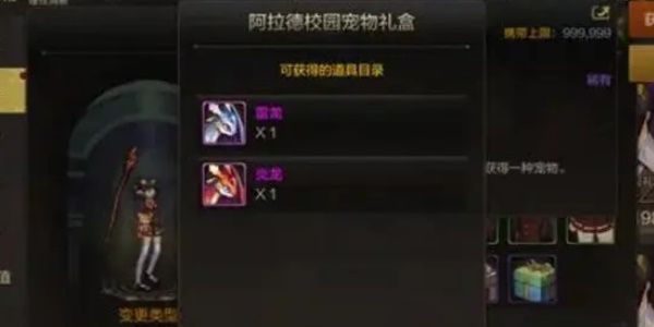地下城与勇士起源宠物介绍