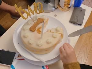 狗狗食谱:无面粉生日蛋糕的做法 步骤10