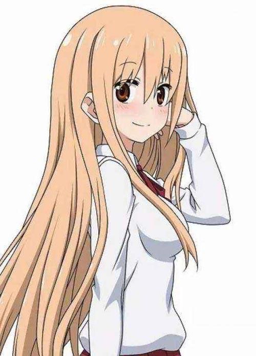 高中美少女土间埋动漫图片 土间埋半身头像
