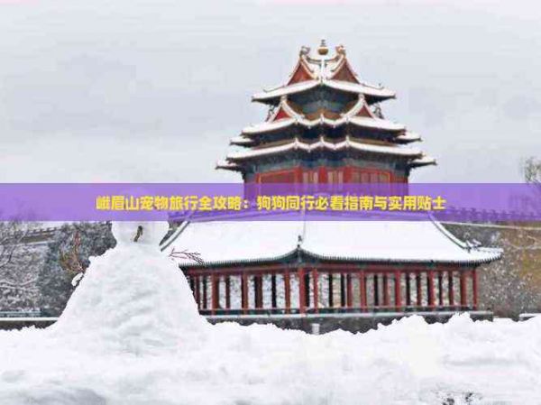峨眉山宠物旅行全攻略：狗狗同行必看指南与实用贴士