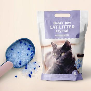 Hot Sale Eco-friendly Highly Absorbent Health Care Monitoring Indicator Cat Litter PH Indicator Silica Gel Cat Litter Sand