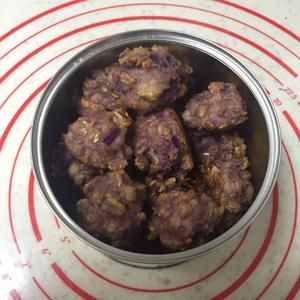 紫薯燕麦鸡肉球(宠物食用)的做法 步骤5