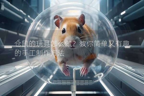 仓鼠的玩具怎么做？教你简单又有趣的手工制作方法