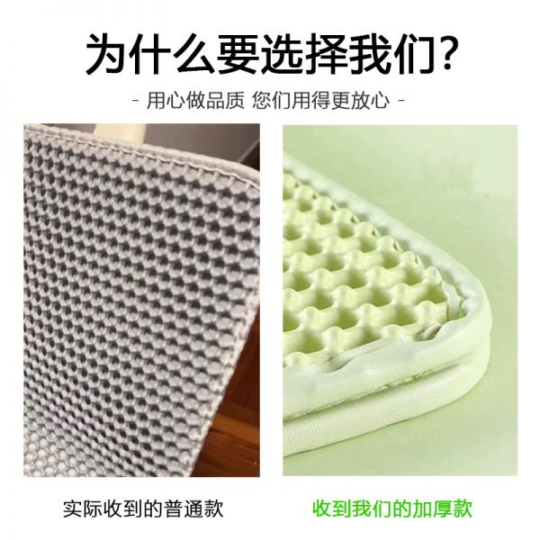 【狗狗用品09】宠物狗喂养方法大全：猫砂垫防外溅带出垫子控沙防宠物地垫双层溅超大猫咪盆漏砂板用品4241