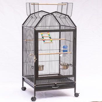 Large Bird Cages for Parrots Budgie Pet Carrier Iron Fine Wire Bird Cage Breeding Canary Cage