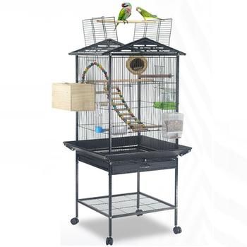 Pet Cages & Houses Fine Wire Iron Bird's Nest High Foot Bird House Large Bird Flight Cage