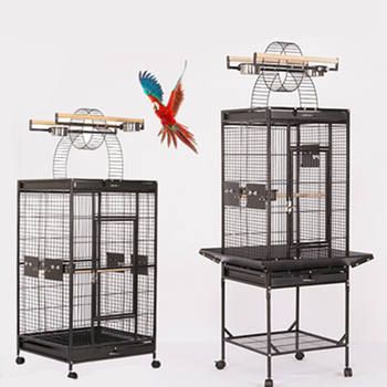 B13L Pet Cage for Lovebird Parrot Carrier With Surround Easy to Clean Birdcage Luxury Bird Villa Iron Bird Cages