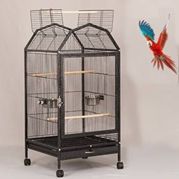 Parrot Accessories Pet House Iron Parrot Parakeet Canary Lovebird Cage Clear Acrylic Door Panel Best Prices Pet Cages