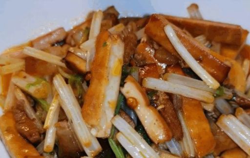 芹菜香干肉丝的家常做法 