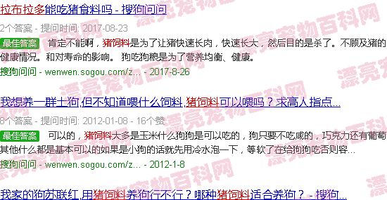 如何区分猪拉和拉布拉多 - 拉布拉多 猪饲料-第2张图片-漂亮宠物百科网