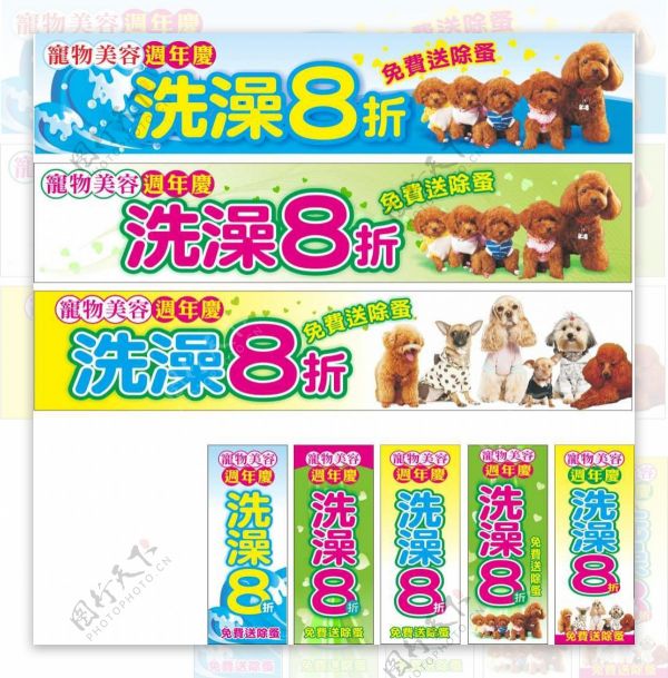 宠物猫狗美容SPA