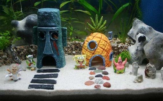 水族馆人工装饰品