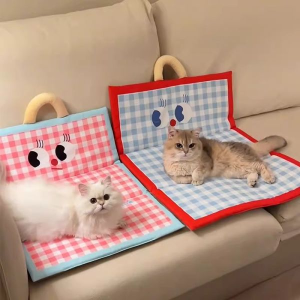 【rjm8.com狗狗用品12】黑狼犬喂什么食物：宠物垫子猫咪凉垫夏天睡觉专用垫子狗狗降温凉席猫窝猫床防水地垫4712