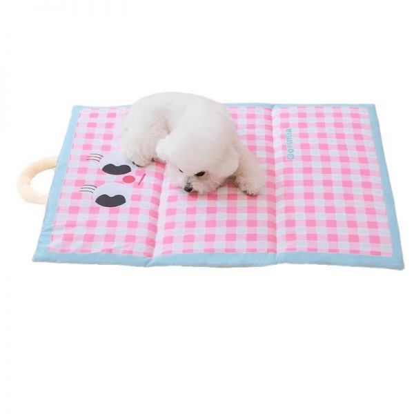【rjm8.com狗狗用品12】黑狼犬喂什么食物：宠物垫子猫咪凉垫夏天睡觉专用垫子狗狗降温凉席猫窝猫床防水地垫4714