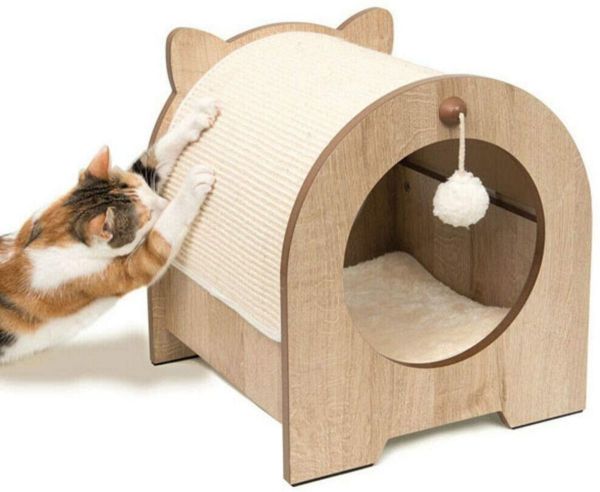 Cómo enseñarles a usar rascadores para gatos
