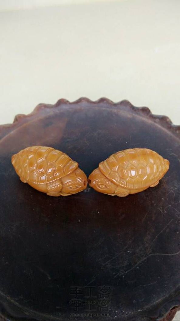 乌龟雕刻过程，也叫富甲天下