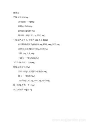 《与生物学有关的职业　营养师》营养师 小组讨论食谱五高血脂患者(部级优课).doc