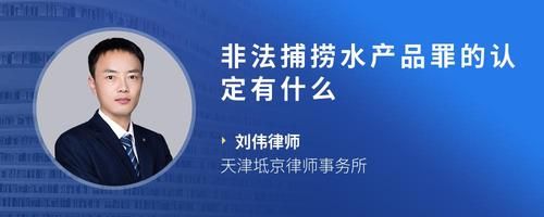 非法捕捞水产品罪的认定有什么