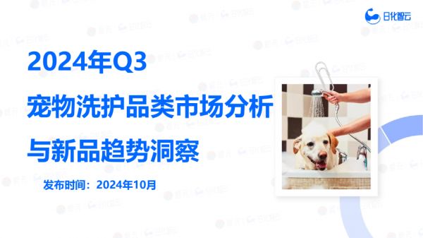2024年Q3宠物洗护品类市场分析与新品趋势洞察报告