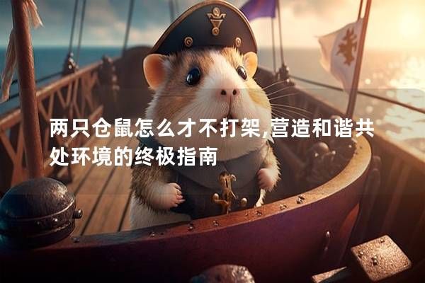 两只仓鼠怎么才不打架,营造和谐共处环境的终极指南