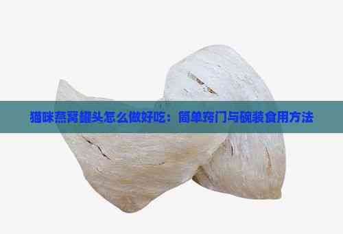 猫咪燕窝罐头怎么做好吃：简单窍门与碗装食用方法