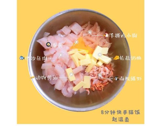 8分钟快手猫罐头 猫饭的做法