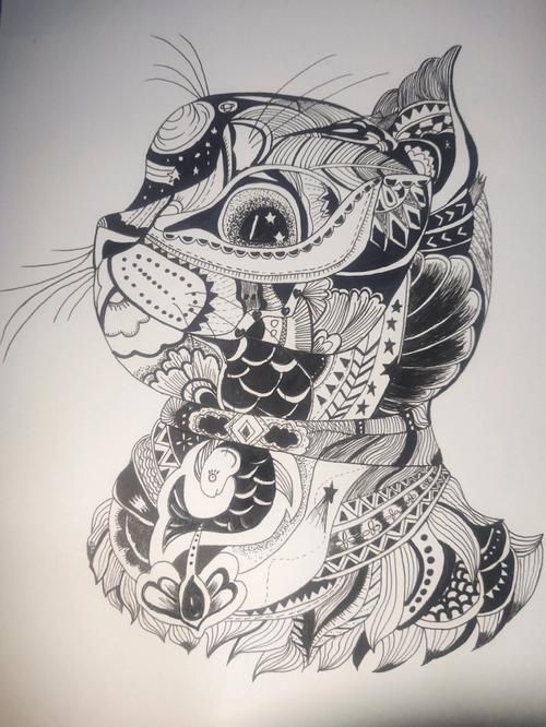 猫咪装饰画图片大全