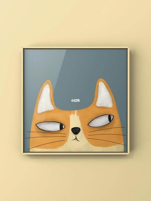 猫咪装饰画图片大全