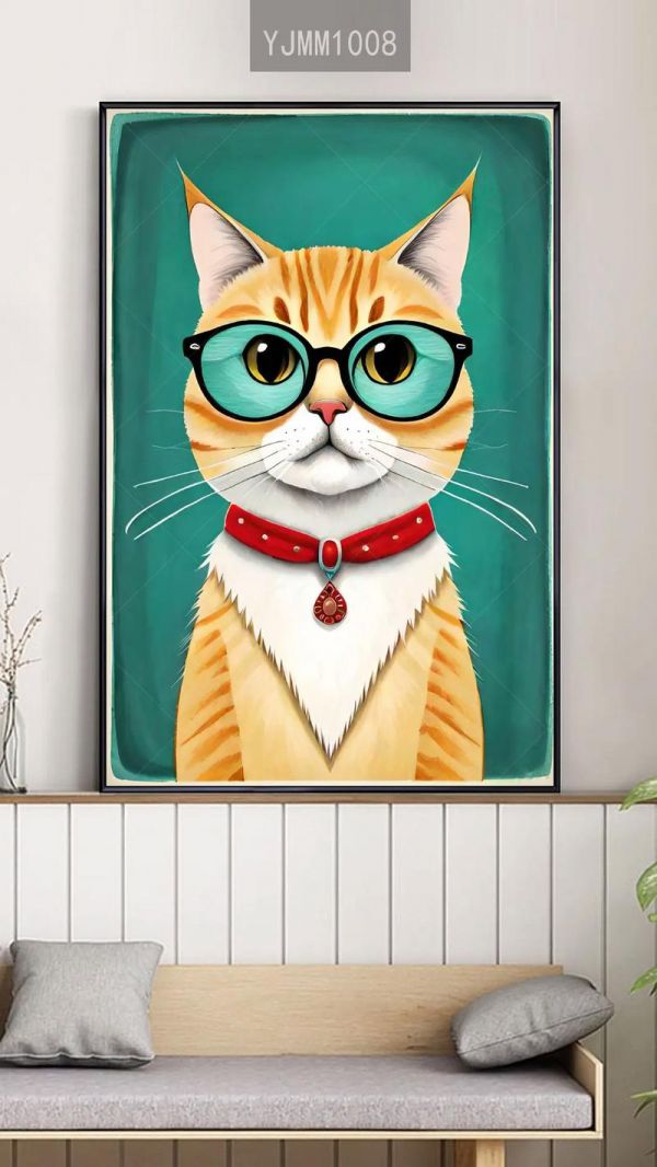 猫咪装饰画图片大全